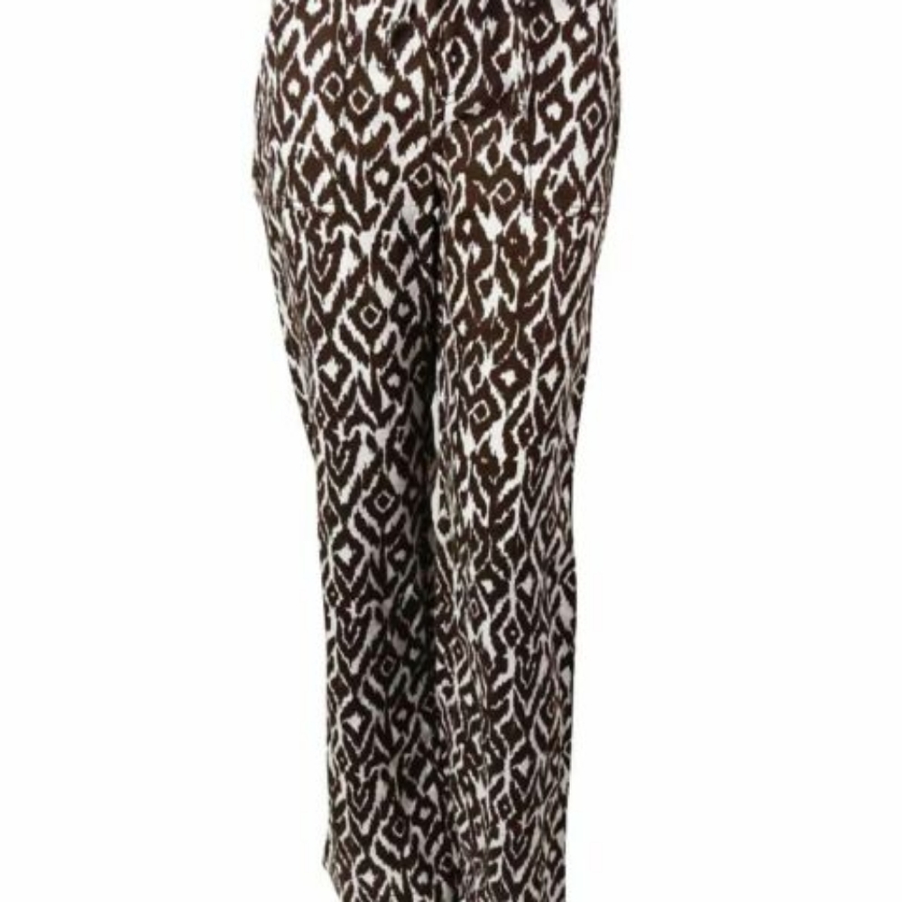 I-N-C linen animal print pants. Size 4